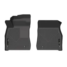 Husky Liners® • 51811 • X-Act Contour • Floor Liners • Black • Front • Nissan Sentra 20-22