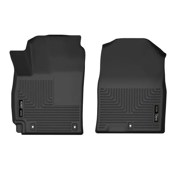 Husky Liners® • 51831 • X-Act Contour • Floor Liners • Black • Front • Hyundai Kona 18-22