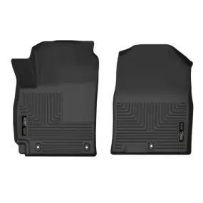 Husky Liners® • 51831 • X-Act Contour • Floor Liners • Black • Front • Hyundai Kona 18-22