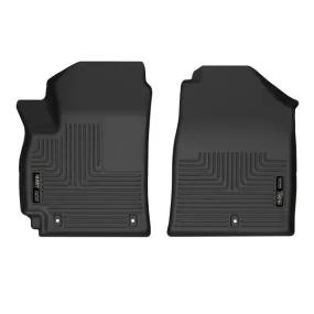 Husky Liners® • 51951 • X-Act Contour • Floor Liners • Black • Front • Kia Seltos 21-22