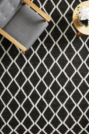 Huxley Rug (Black) by Rug Culture