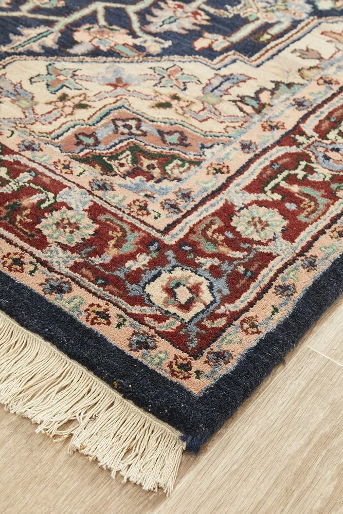 Indian Handmade Jaypor Cream 180x120