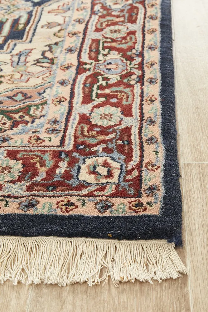 Indian Handmade Jaypor Cream 180x120