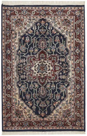 Indian Handmade Jaypor Cream 180x120