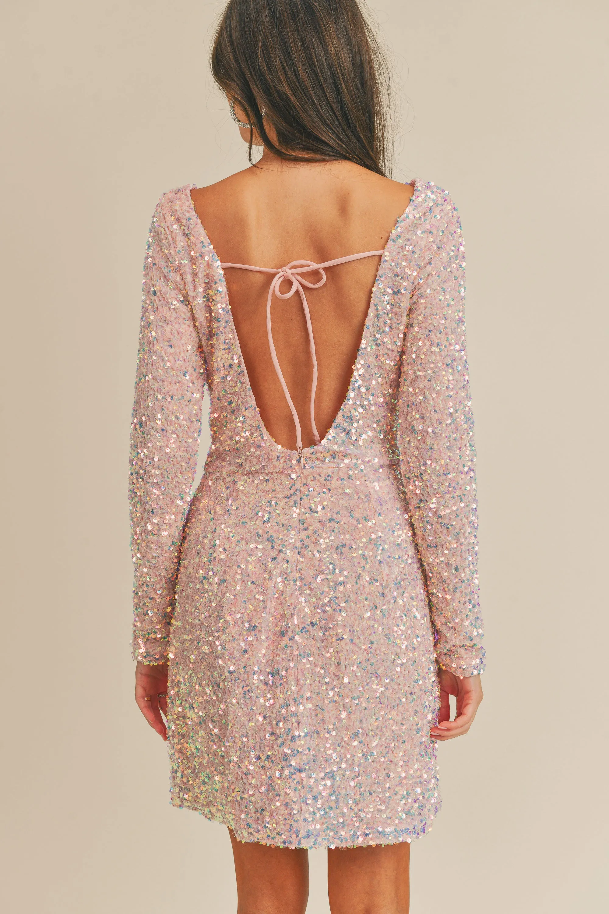 JENESIS SEQUIN DRESS