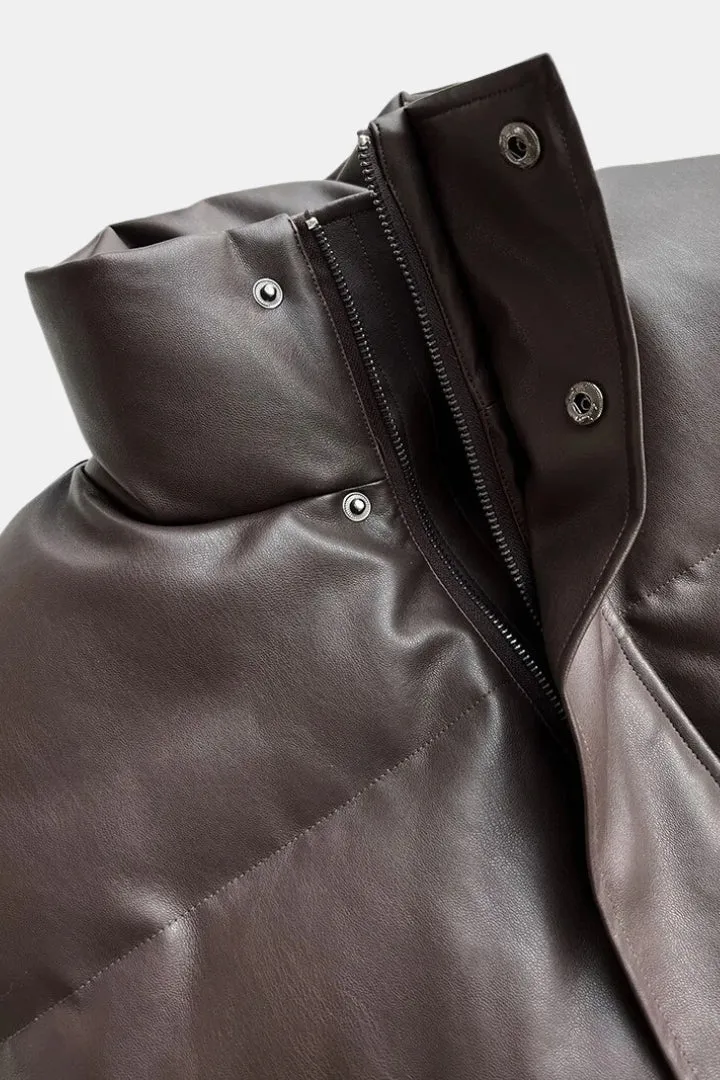 Leather Crop Jacket