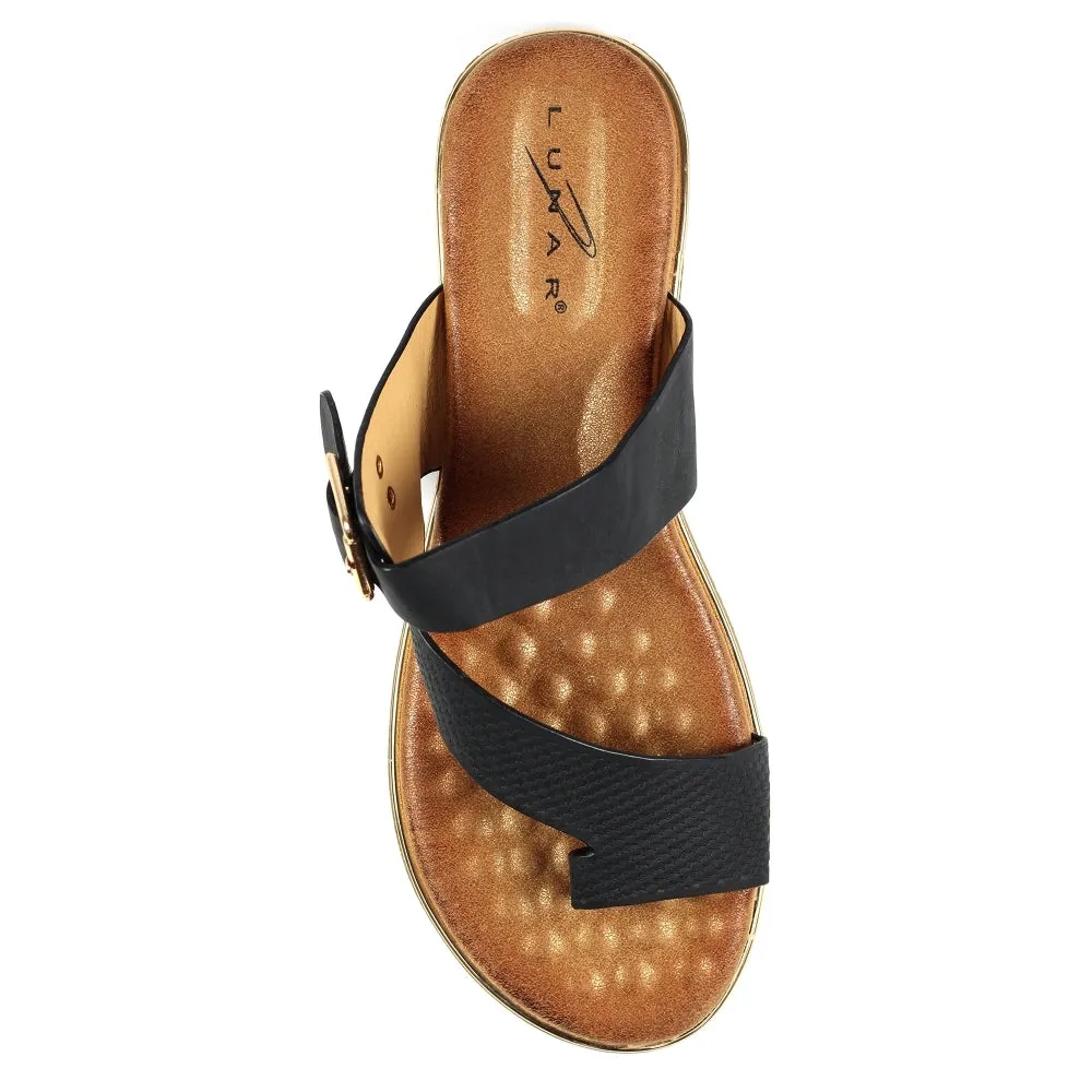 Lunar Demi Toe Loop Ladies Backless Sandal