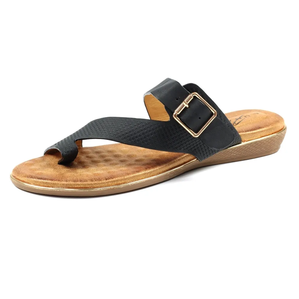Lunar Demi Toe Loop Ladies Backless Sandal