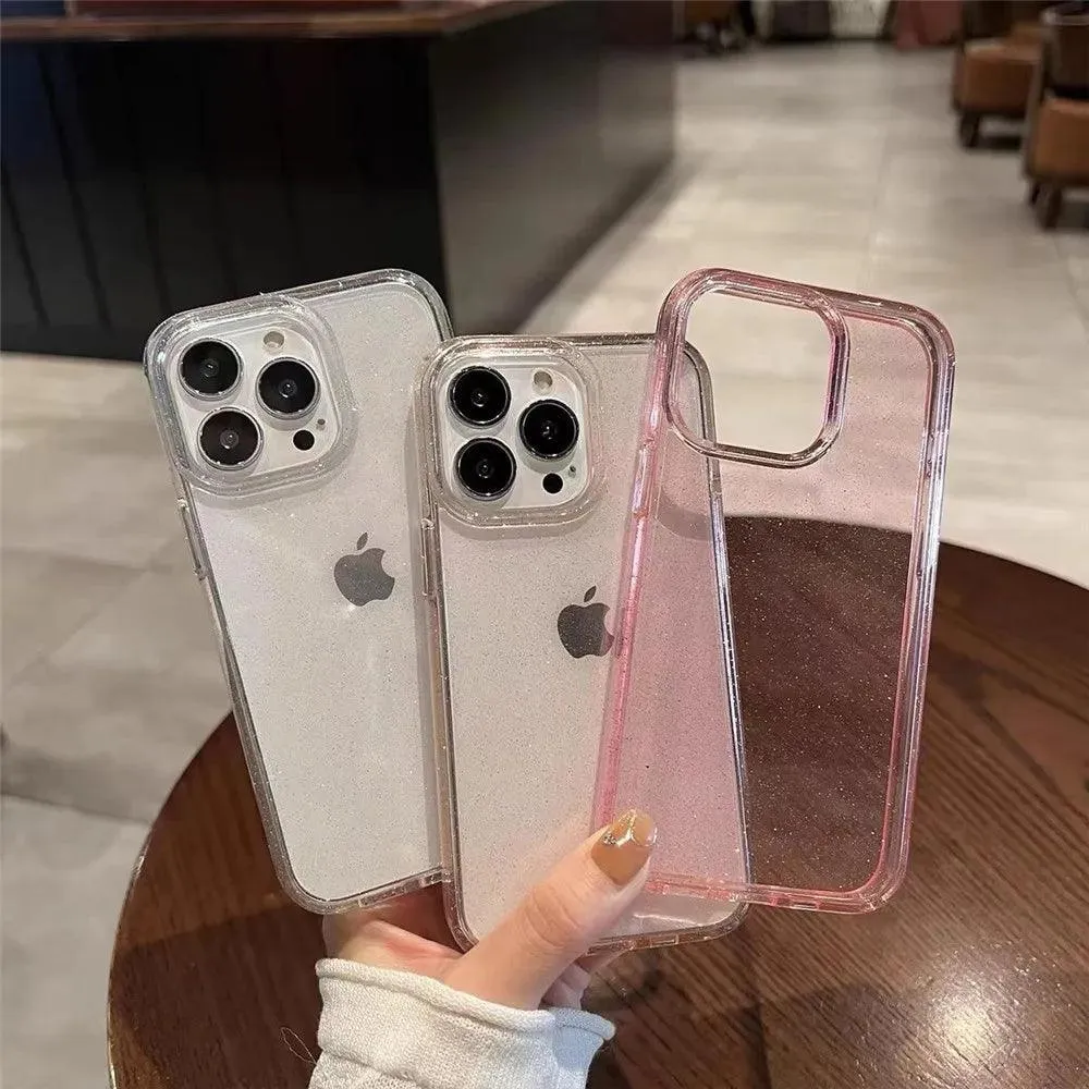 Luxury Glitter iPhone Case: Glamorous Protection & Style - Sparkling Elegance & Defense