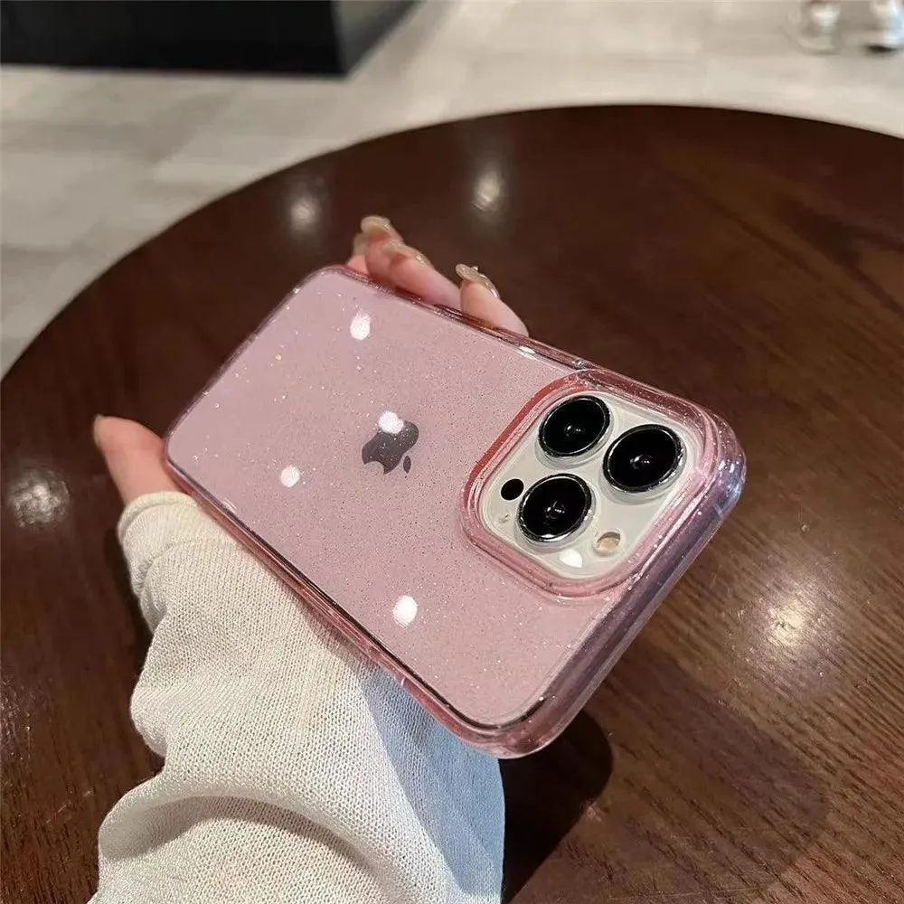 Luxury Glitter iPhone Case: Glamorous Protection & Style - Sparkling Elegance & Defense