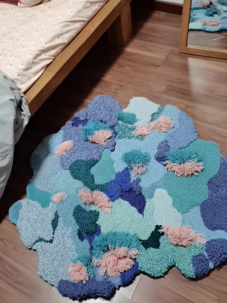 Luz Colorblock Wool Area Rug