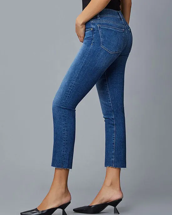 Mara Straight Ankle Jeans Stellar Raw