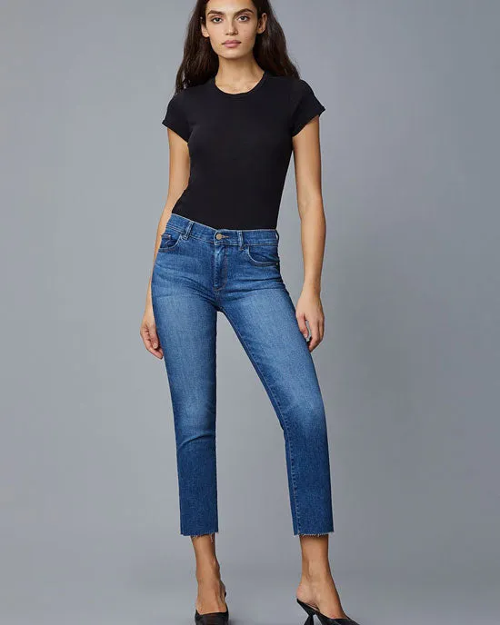 Mara Straight Ankle Jeans Stellar Raw