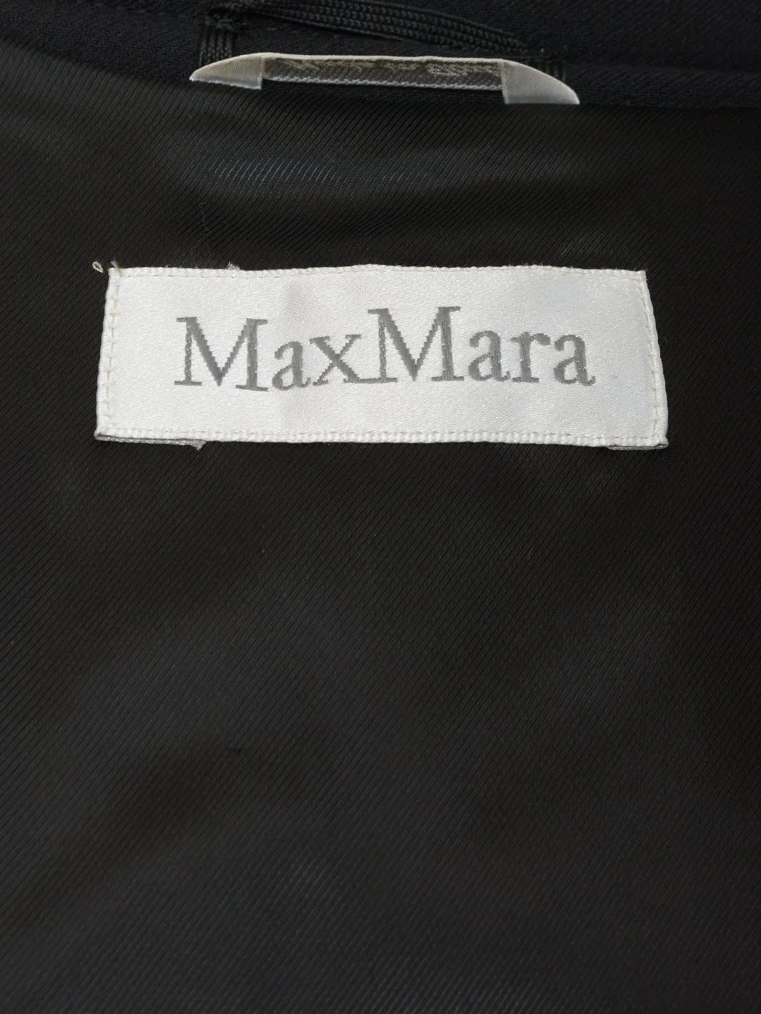 Max Mara Double-breasted coat with fur collar