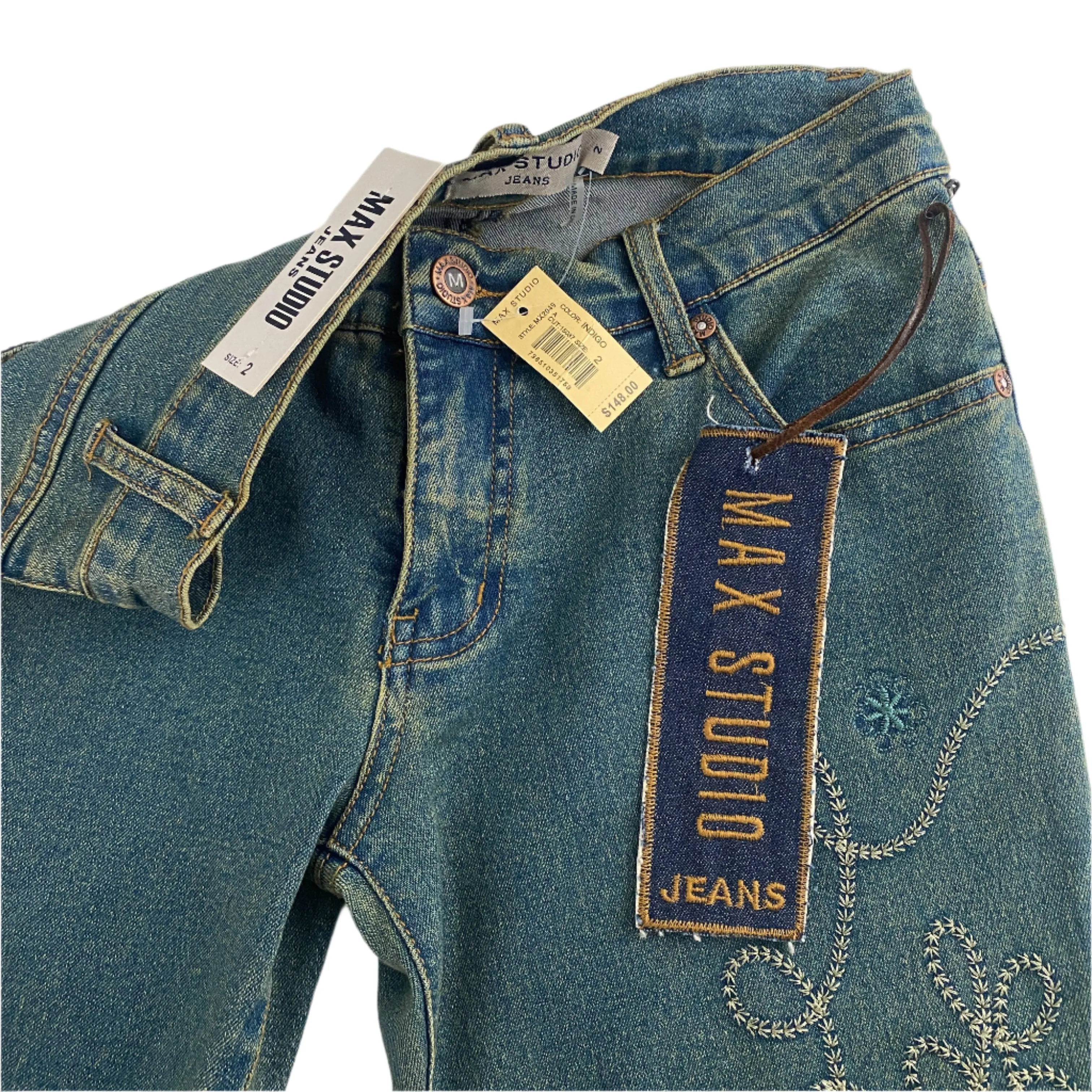 Max Studio Low Rise Jeans (XS)