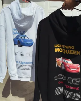 McQueen & Sally Printed Couples Matching Hoodies For Mens & Women - Couples Gift