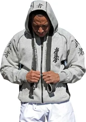 MEN EMBROIDERED KYOKUSHIN KANJI SPORTS ATHLETIC HOODIE
