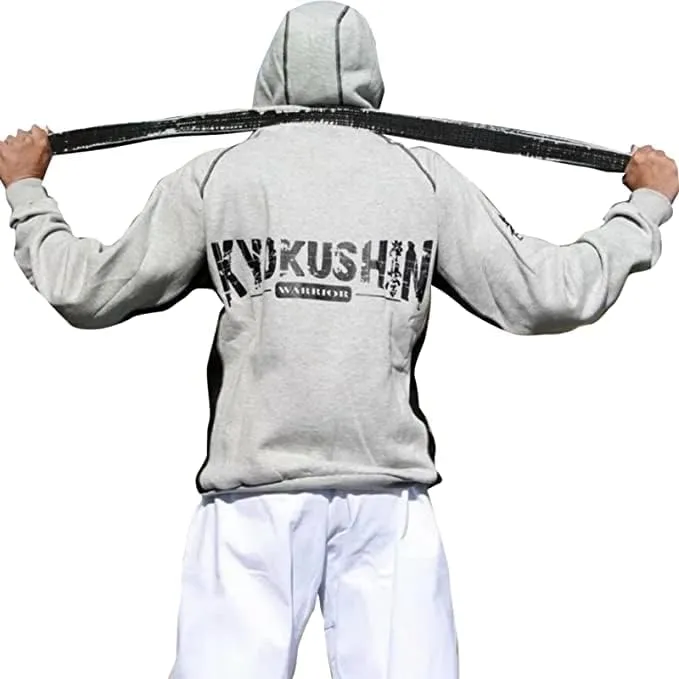 MEN EMBROIDERED KYOKUSHIN KANJI SPORTS ATHLETIC HOODIE