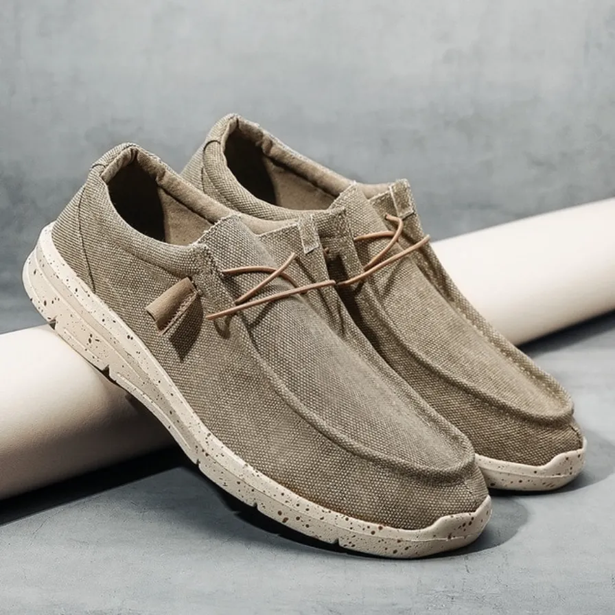 Men's Summer Canvas Espadrilles Breathable Casual Loafers | Plus Size