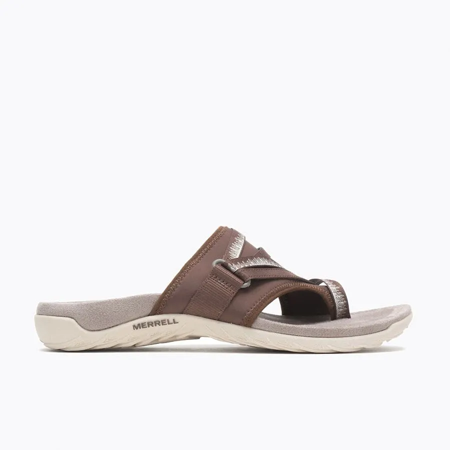 Merrell Women's Terran 3 Cush Post Sandals- Dark Earth