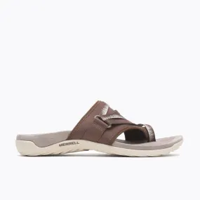 Merrell Women's Terran 3 Cush Post Sandals- Dark Earth