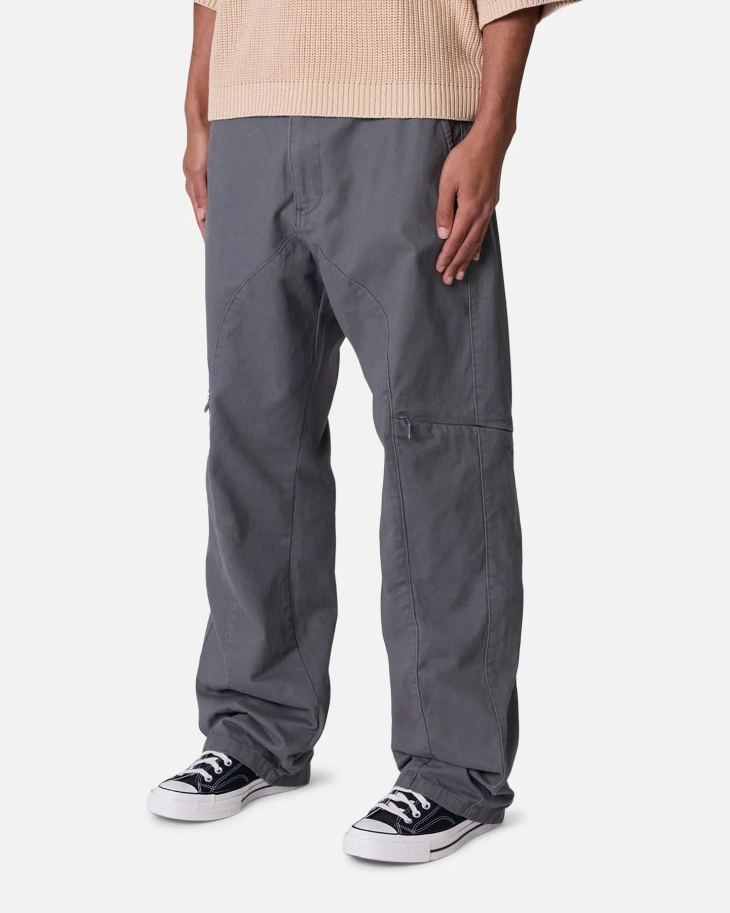 MNML Secret Zipper Cargo Pants Grey