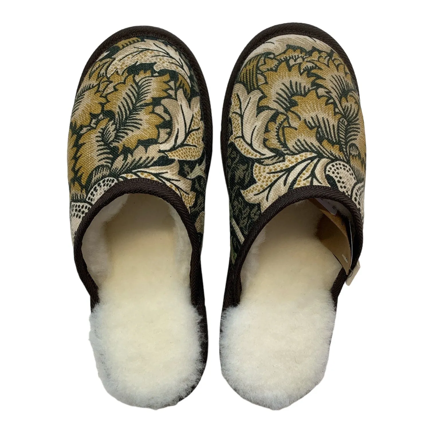 Morris Wandle Large White Slippers