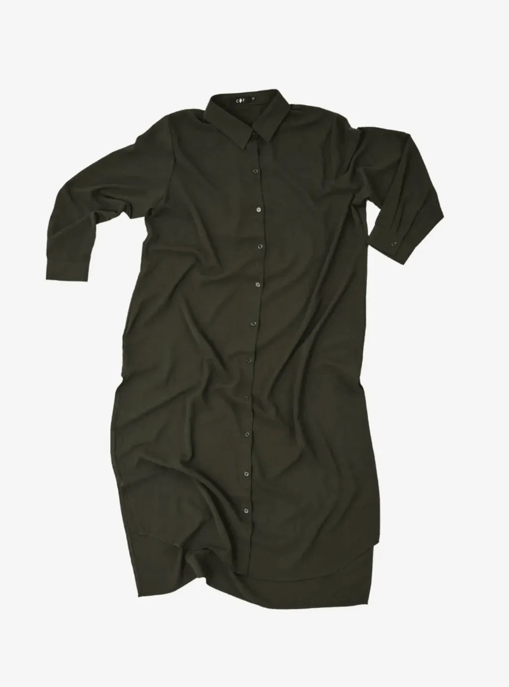 Oversized Shirt Dress - Jade Palette Series