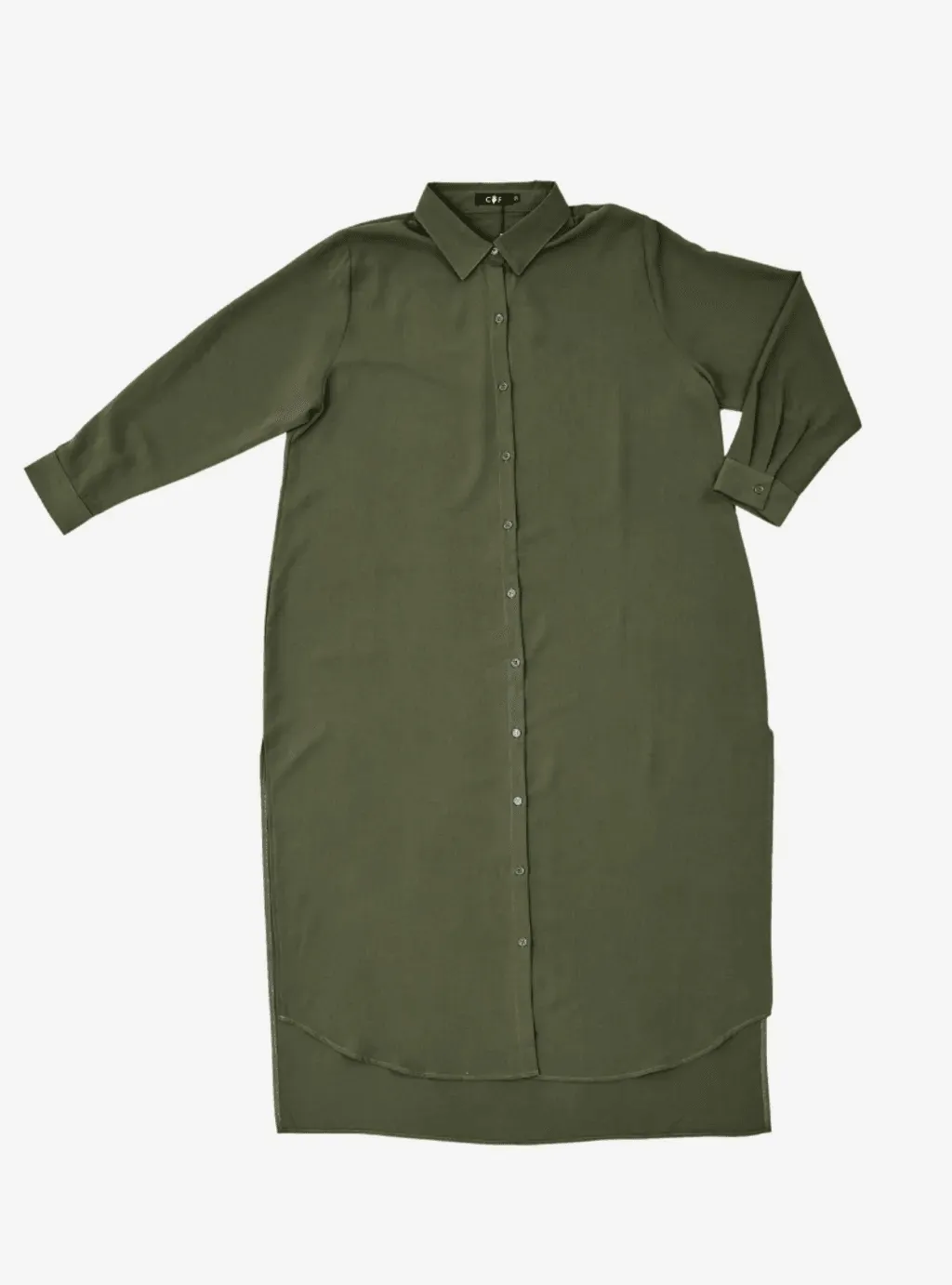 Oversized Shirt Dress - Jade Palette Series