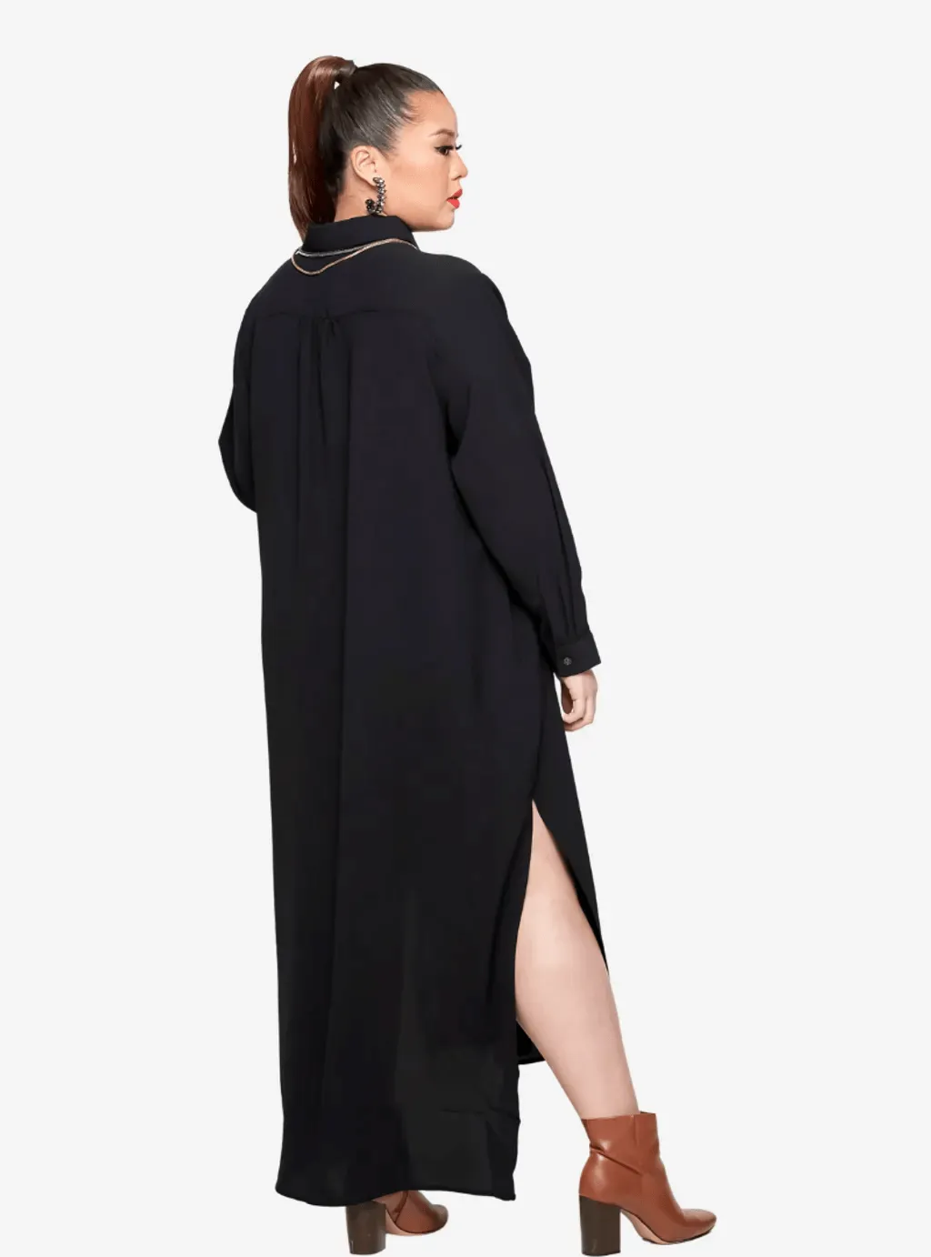 Oversized Shirt Dress - Jade Palette Series