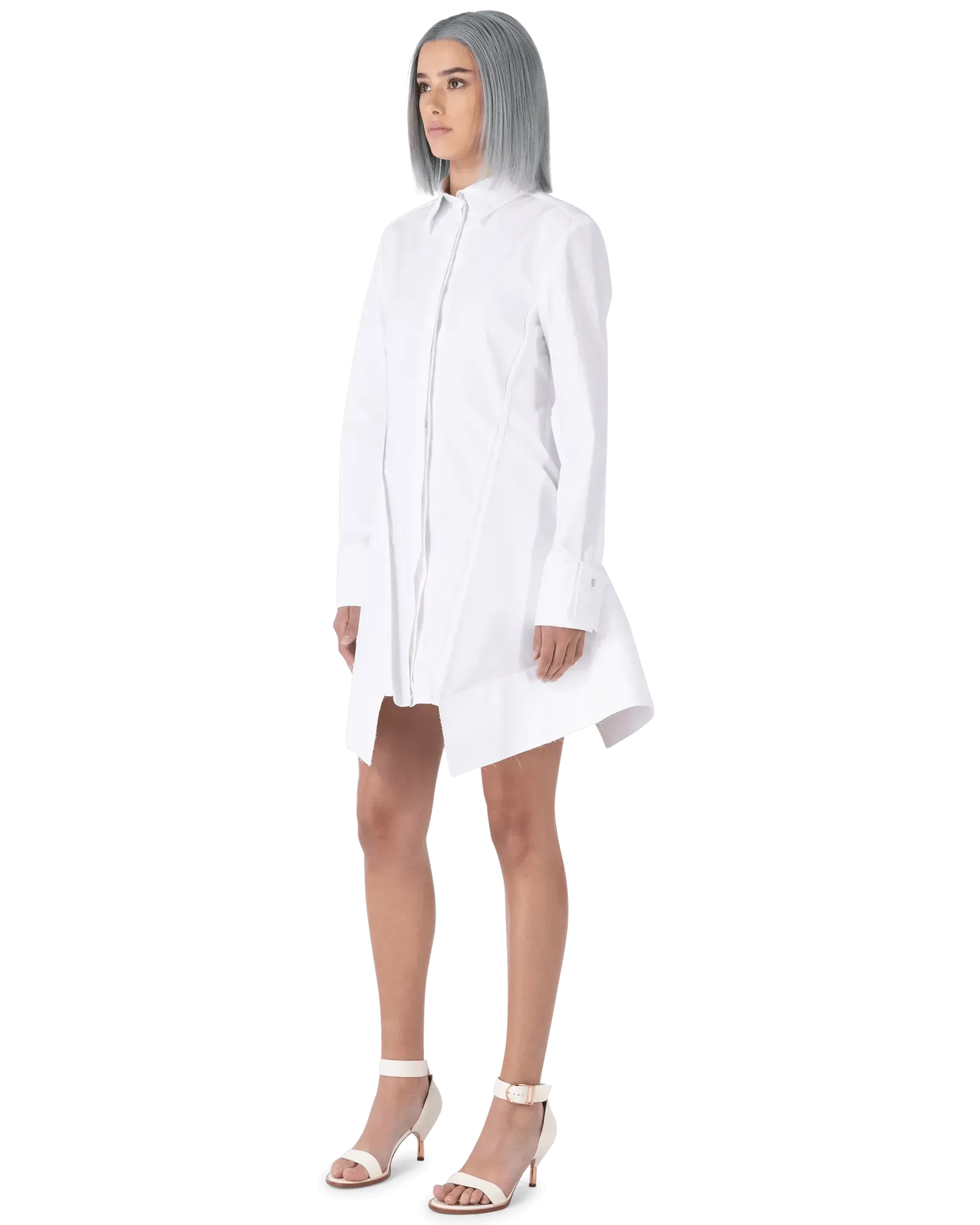 Peplum Shirt Dress