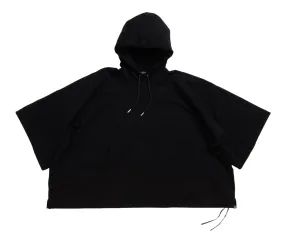 Poncho Hoodie Black