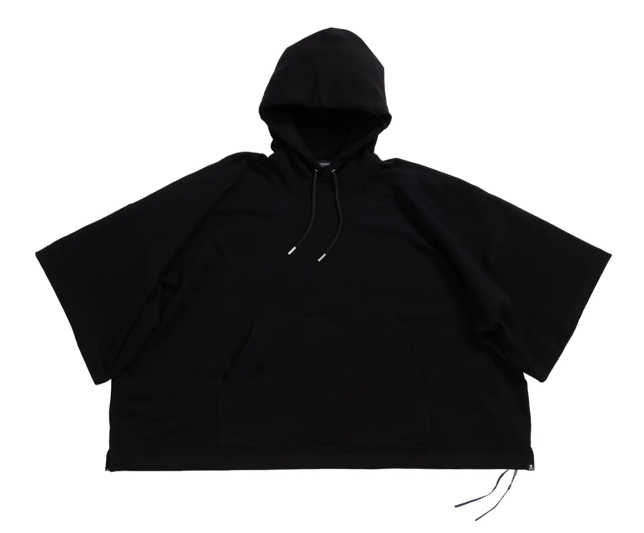 Poncho Hoodie Black