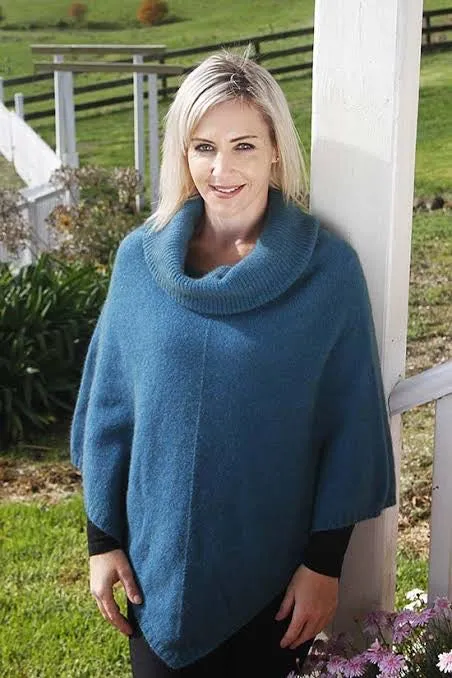 Possum Merino Cowl Neck Poncho