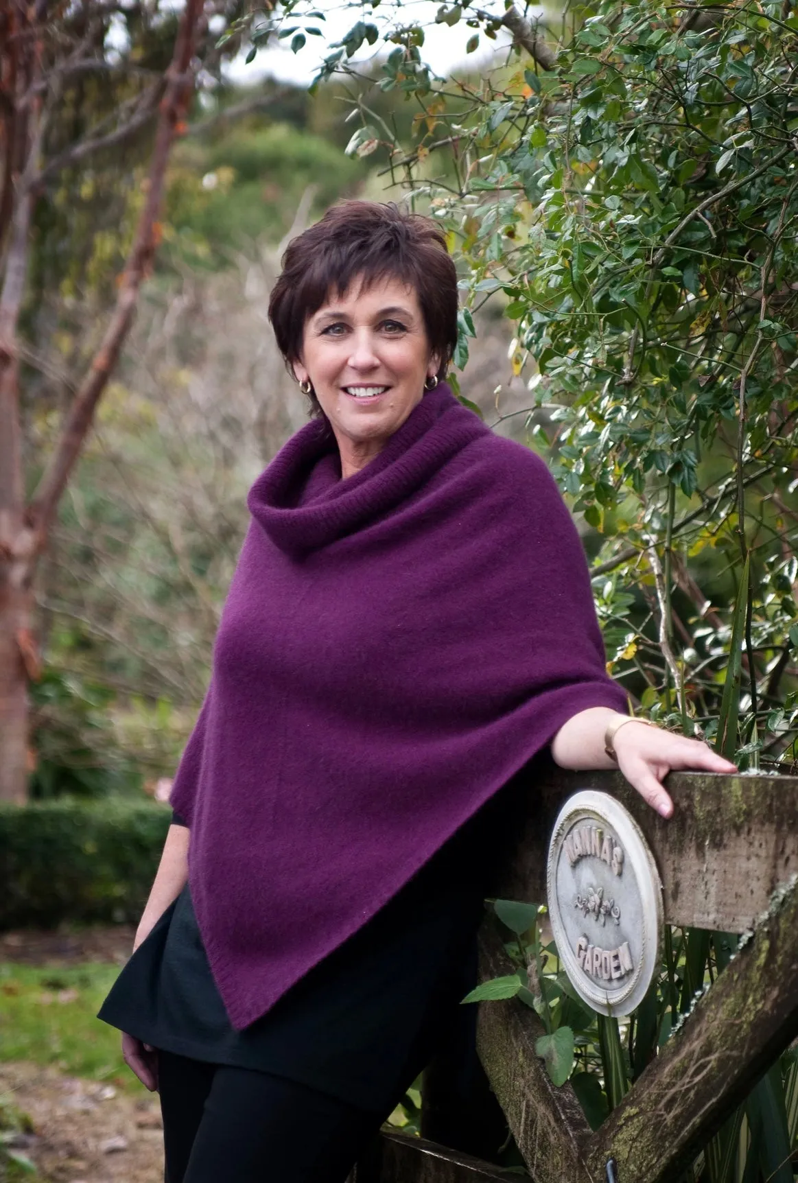 Possum Merino Cowl Neck Poncho