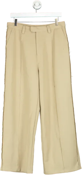 Reclaimed Vintage Beige High Waist Trousers UK W32
