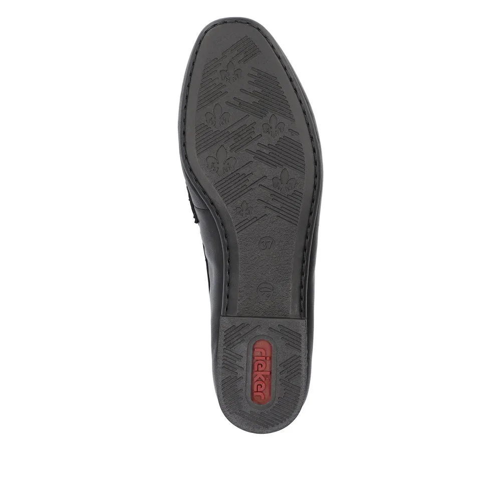 Rieker Ladies Snaffle Trim Loafer Shoe