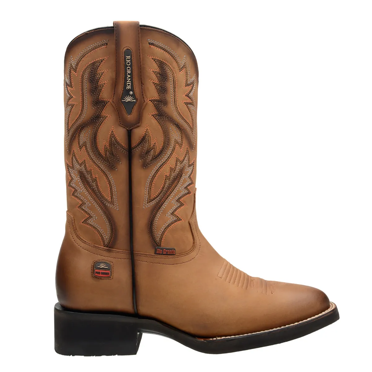 Rio Grande Men's Aspen Flexible Sole Western Boots - Round Toe
