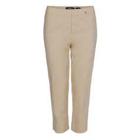 Robell Marie 07 Crop Trousers Sand