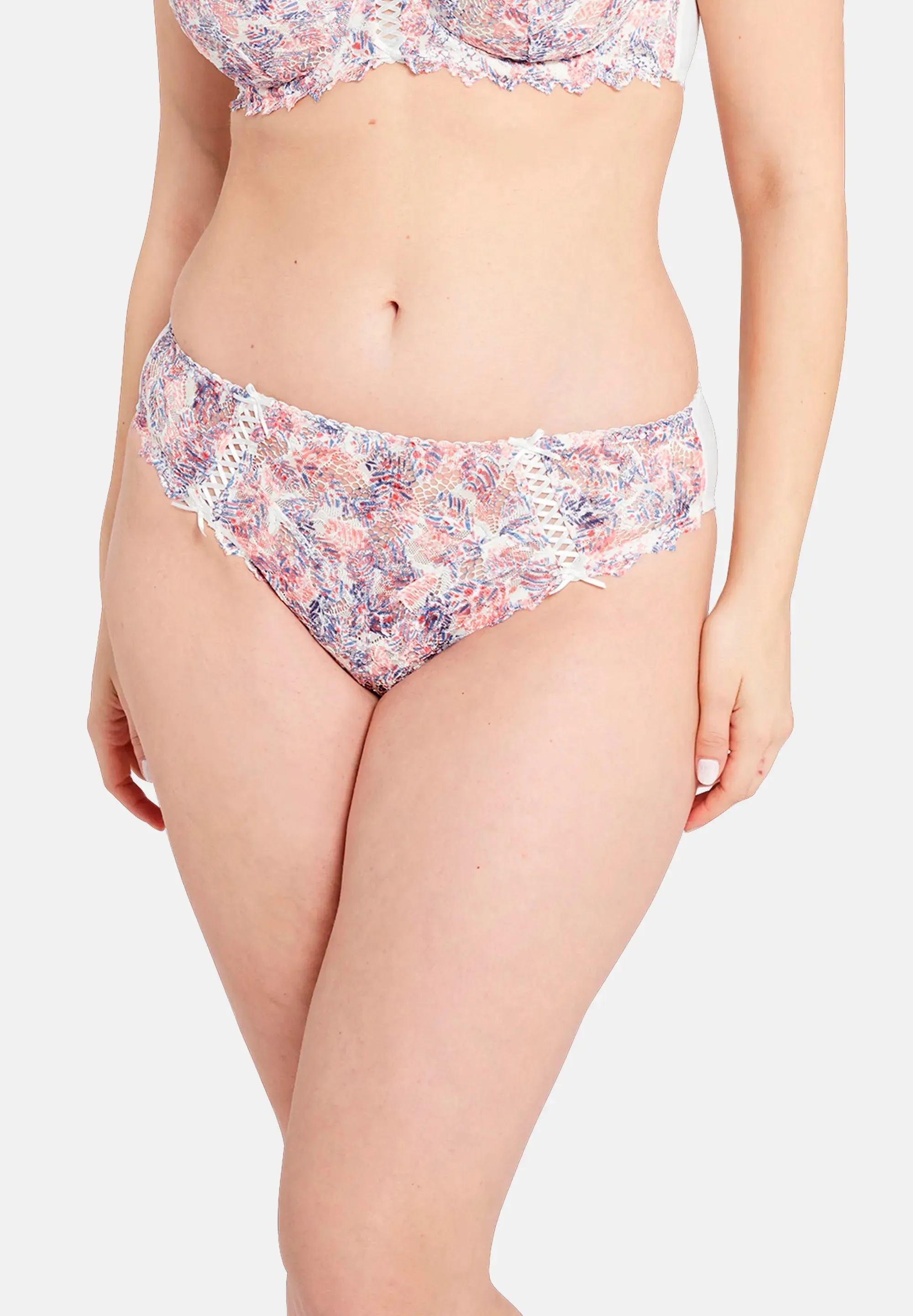 Slip Arum Mosaïc Imprimé Feuilles Graphiques
