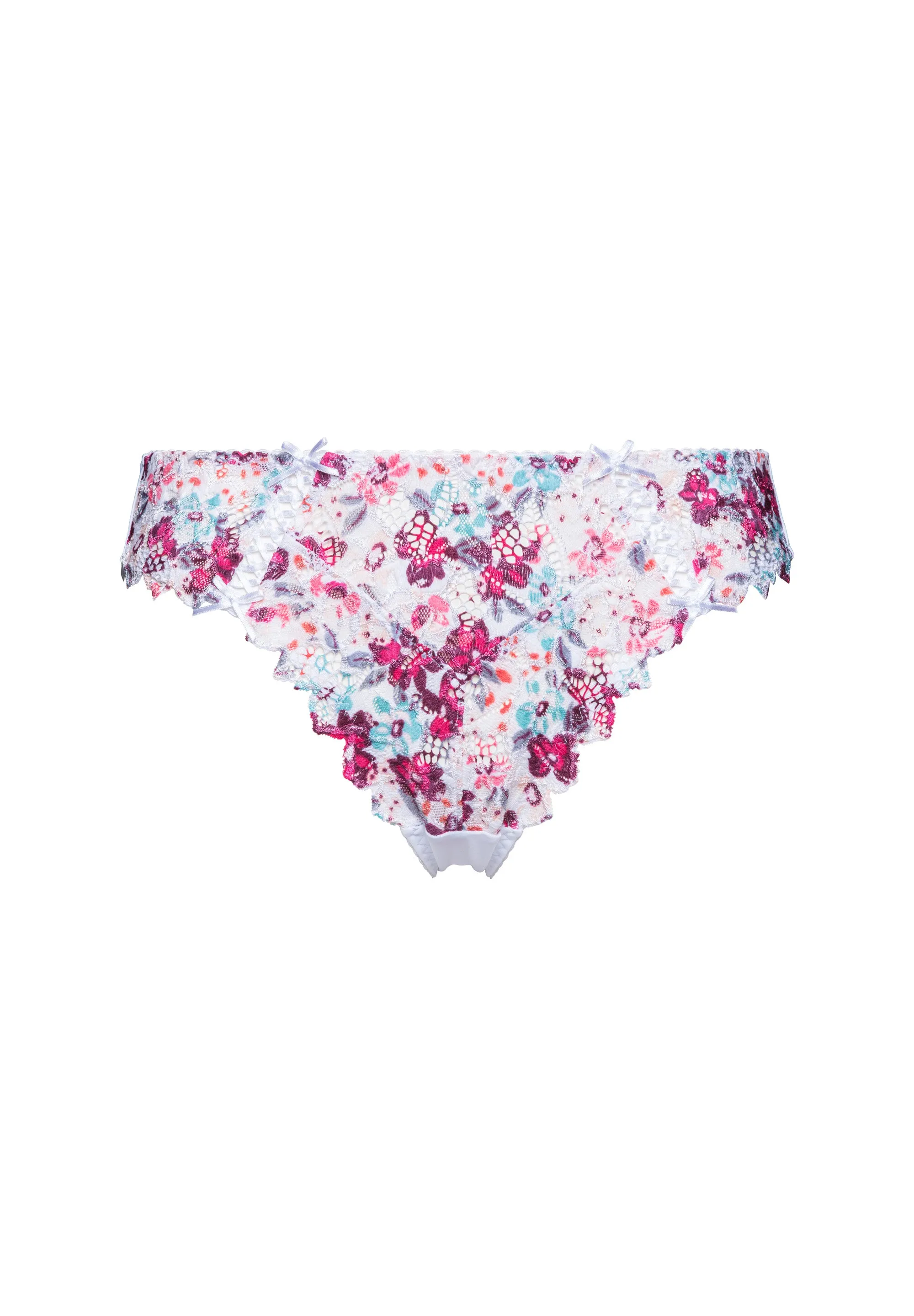 Slip Arum Mosaïc Imprimé Fleurs Rouge Perse
