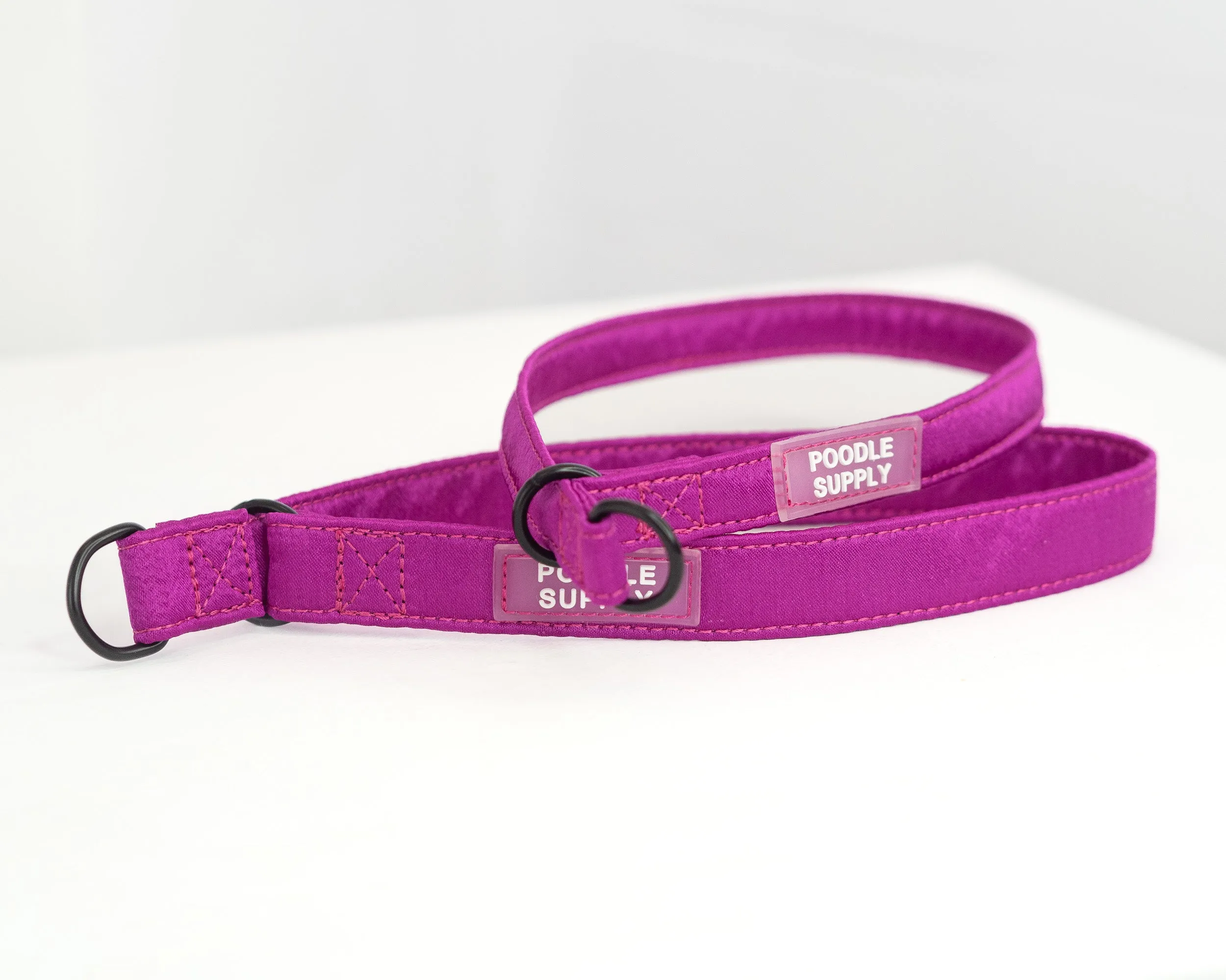 Slip Collar Candy Satin - Dragonfruit - 1,5cm