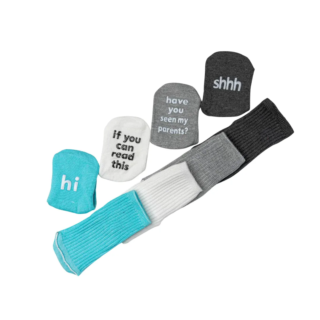 Swaddies Baby Non-slip Socks (Ribbed Cotton)