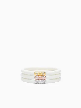 Three Kings All Weather Bangles (AWB) - Ivory