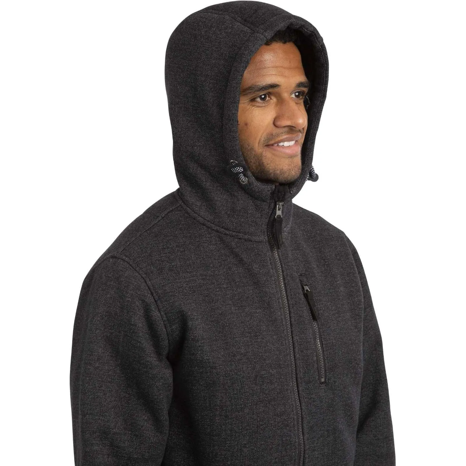 Trespass Mens Truther Full Zip Hooded Fleece Jacket