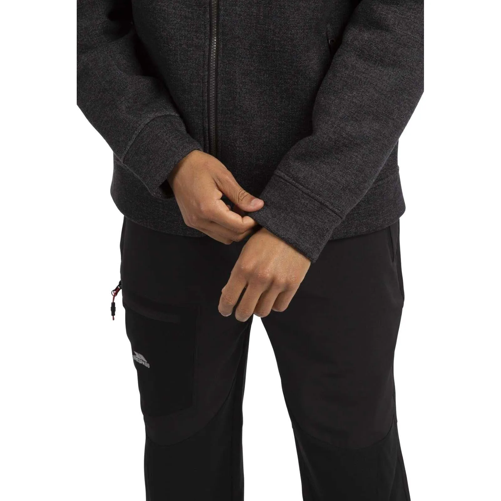 Trespass Mens Truther Full Zip Hooded Fleece Jacket
