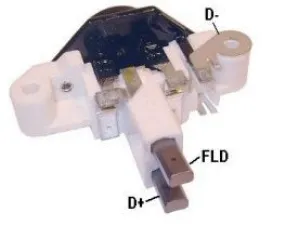 Voltage Regulator, Brush Holder Assembly