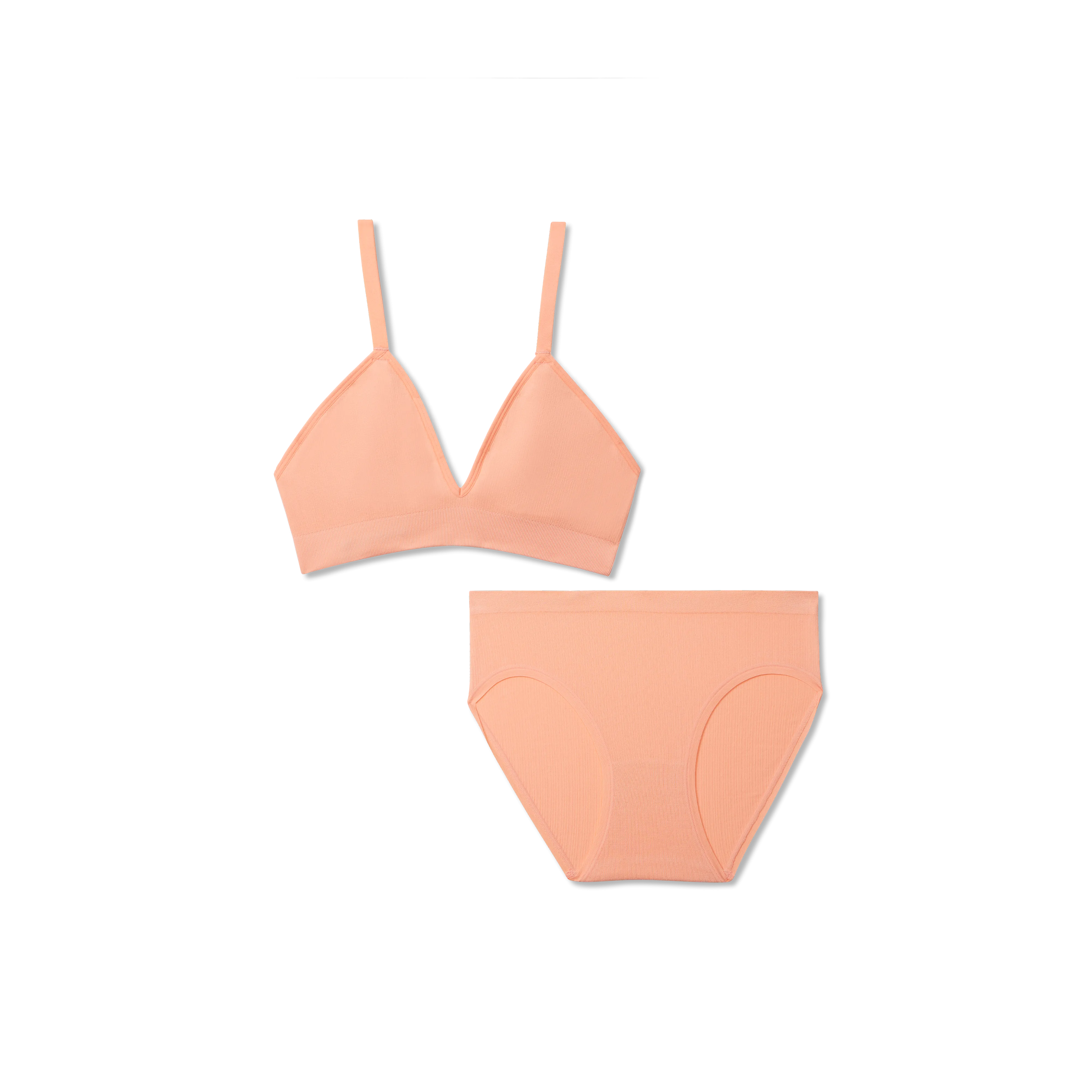 Women's Seamless Triangle Bralette   Brief