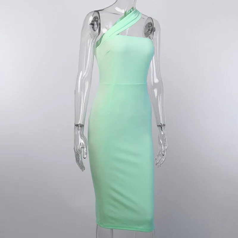 Women's Sleeveless Elastic Bodycon Dress