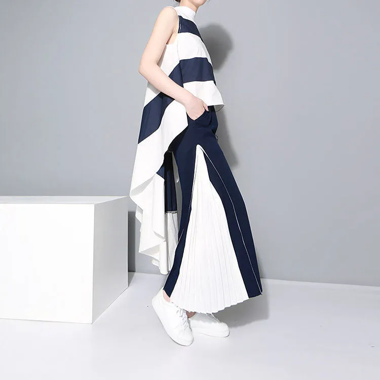 Women's Spring High-Waist Loose Long Pants